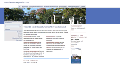 Desktop Screenshot of bestattungsrecht.com