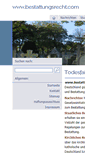 Mobile Screenshot of bestattungsrecht.com